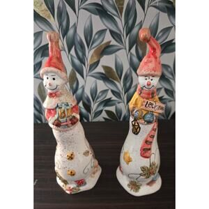 Snow man figures